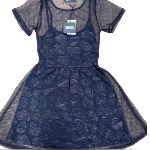 Iron Fist Women’s Skullz club mesh dress XS NWT